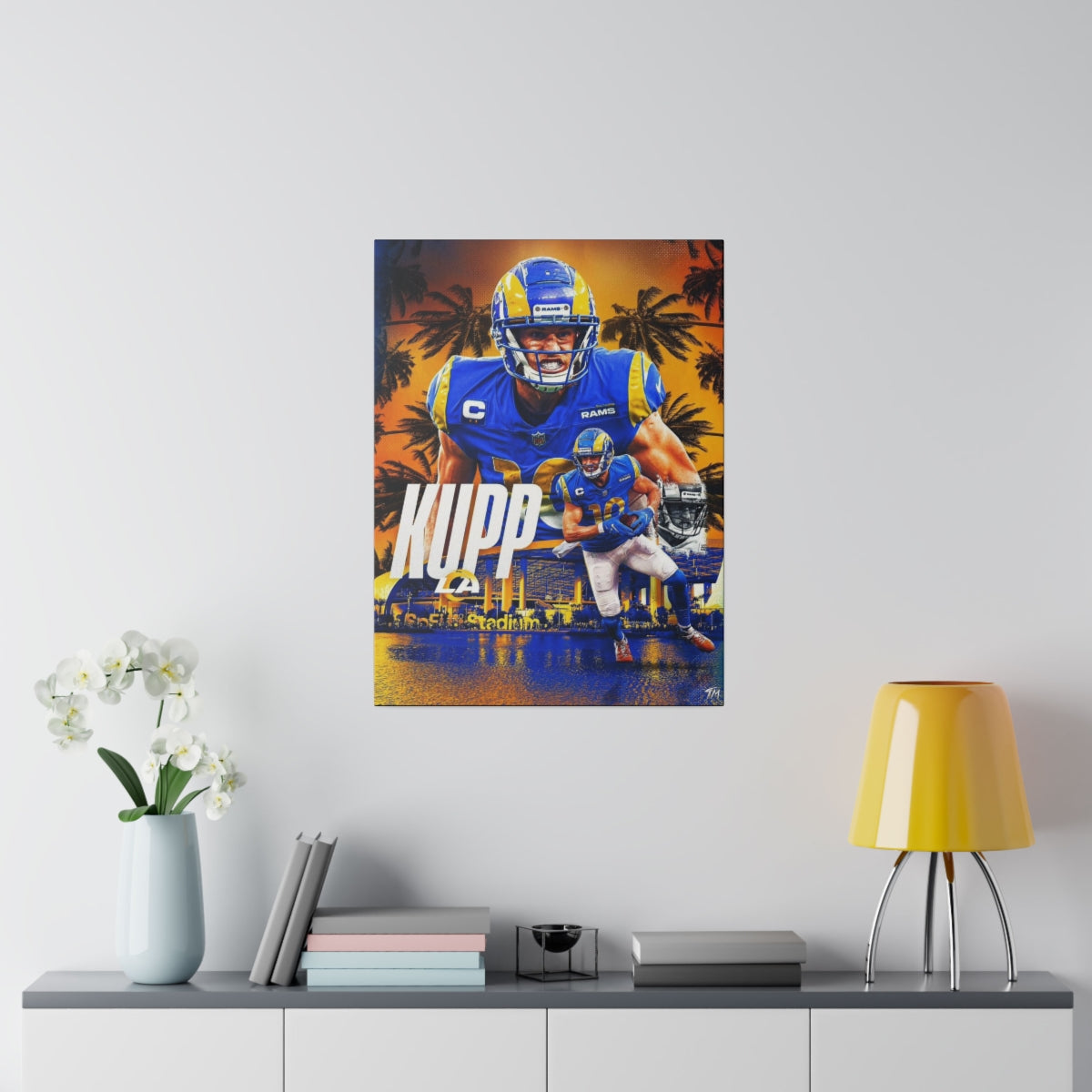 Cooper Kupp - Canvas - Tommy Manning Art