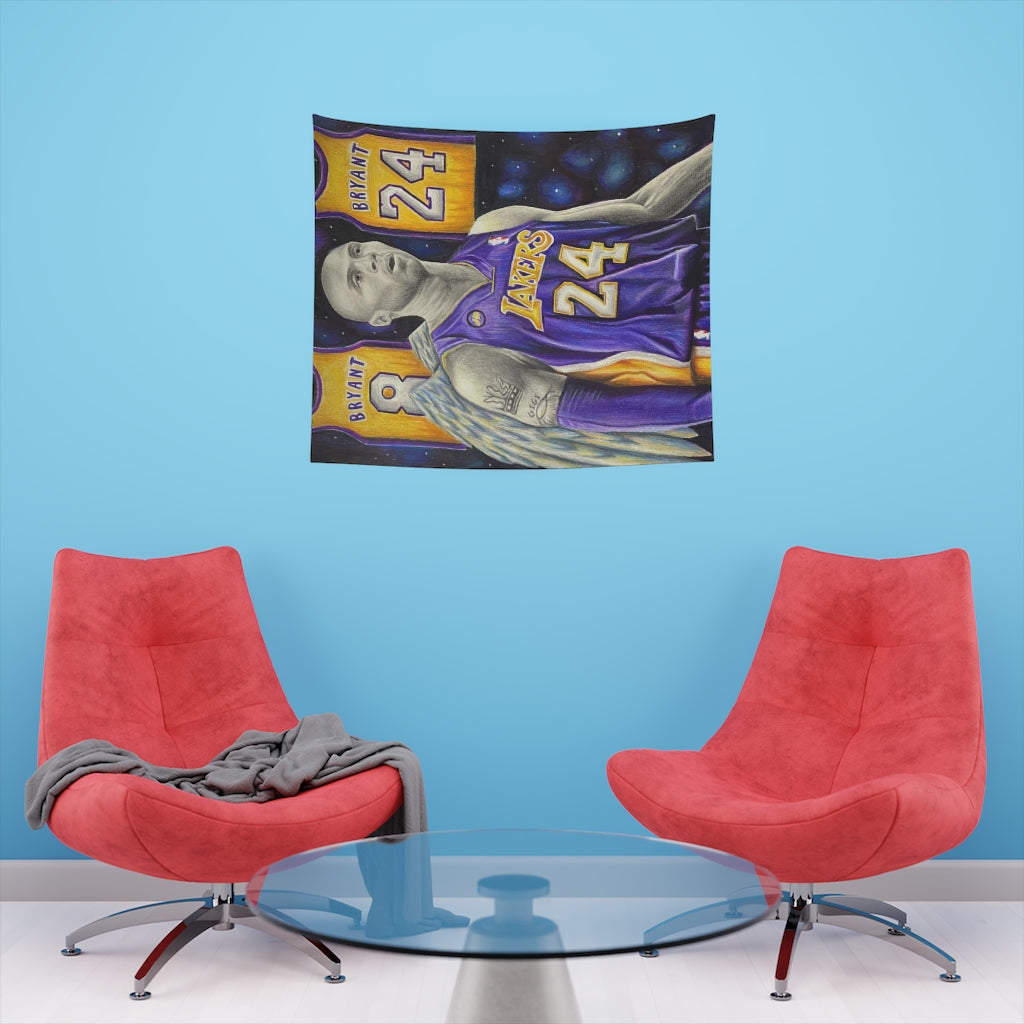 KXBE ANGEL - Tapestry - Tommy Manning Art