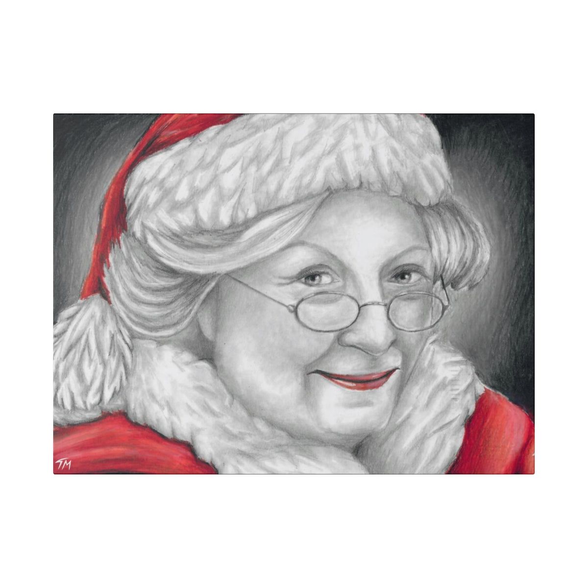 Mrs. Claus 2018 - Canvas - Tommy Manning Art
