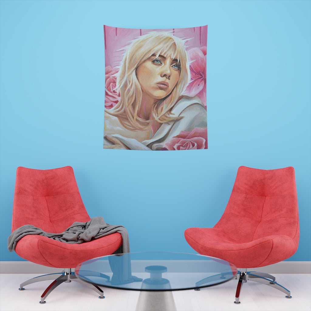 BILLIE - Tapestry - Tommy Manning Art