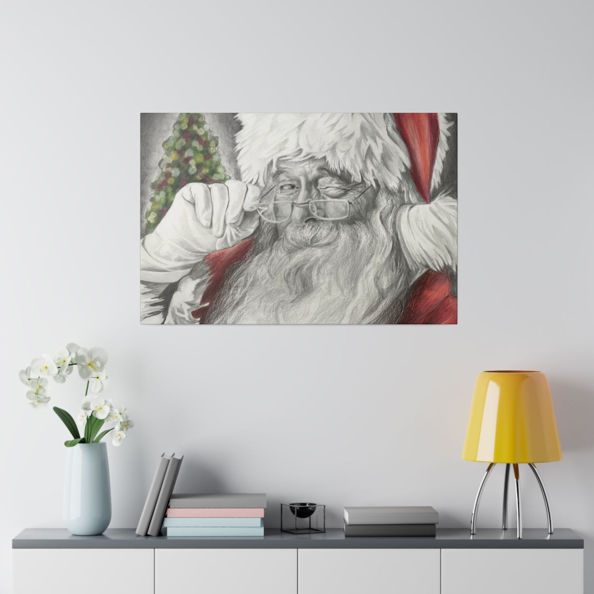Santa 2021 - Canvas - Tommy Manning Art