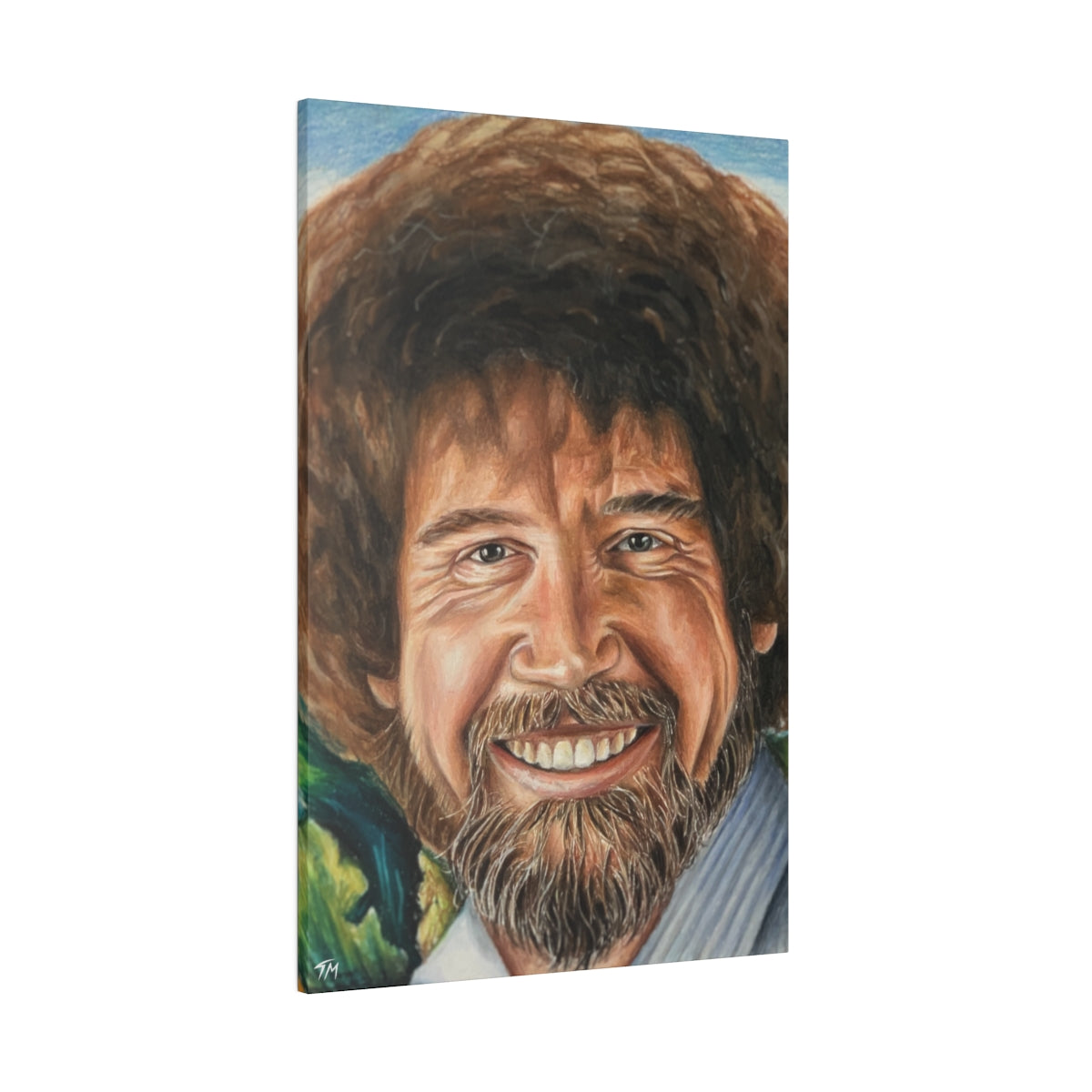 Bob Ross - Canvas - Tommy Manning Art