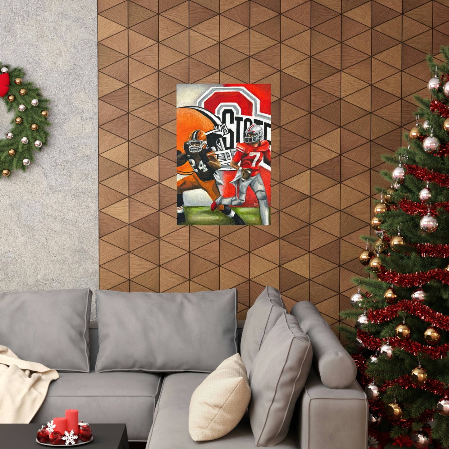 Ohio State/Browns - Print - Tommy Manning Art