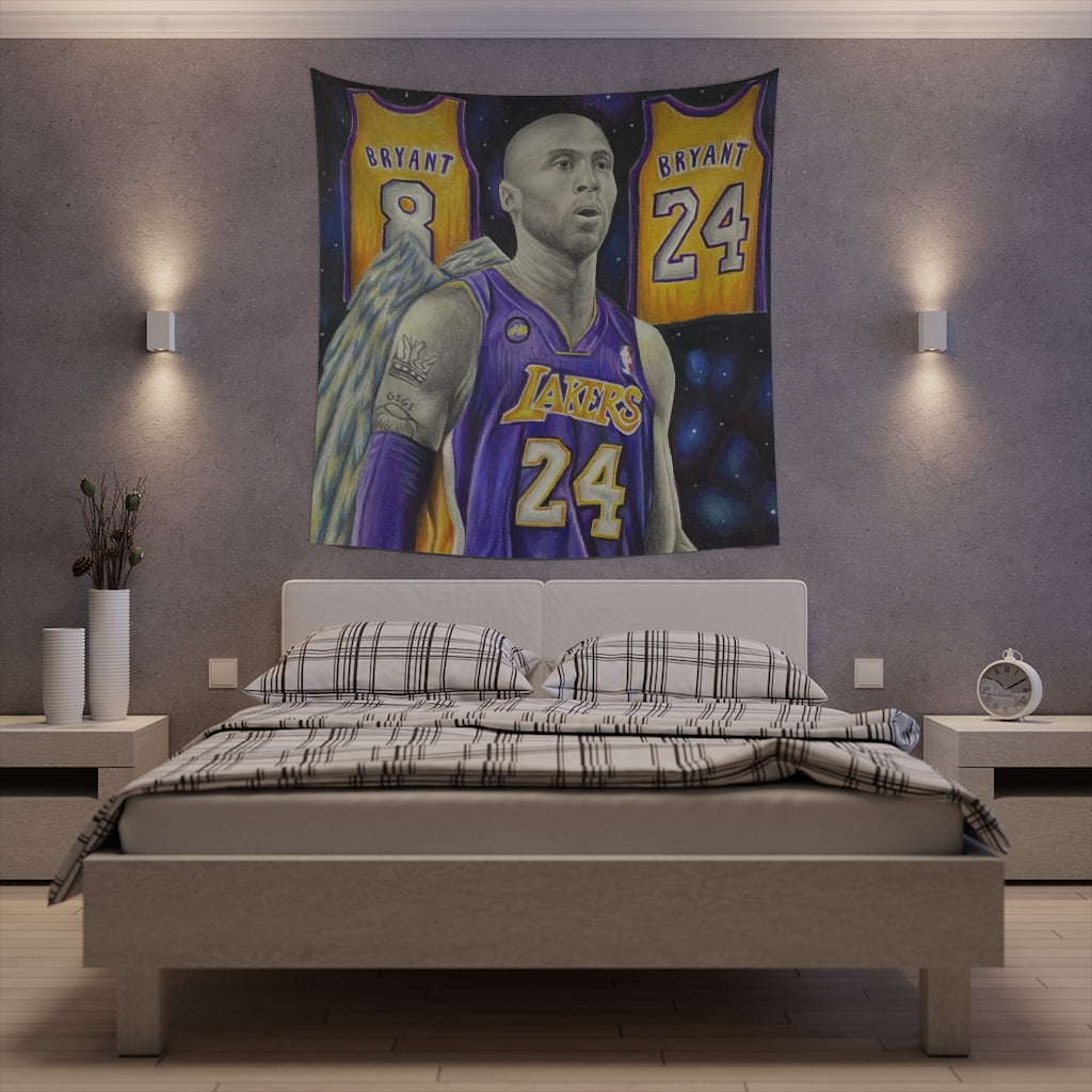 KXBE ANGEL - Tapestry - Tommy Manning Art
