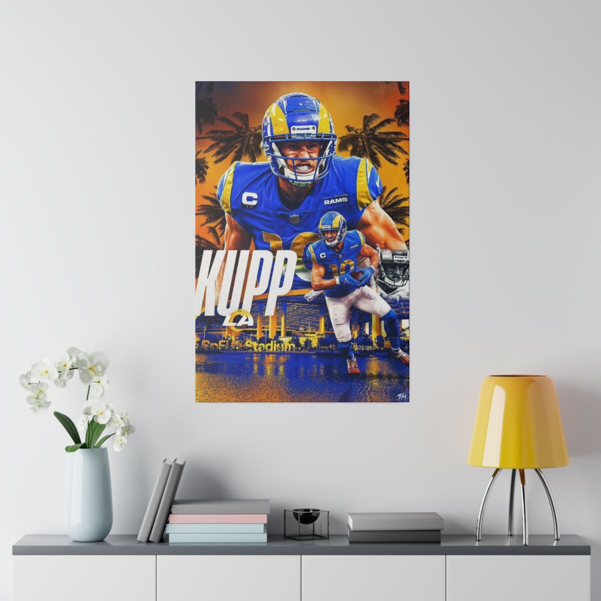 Cooper Kupp - Canvas - Tommy Manning Art