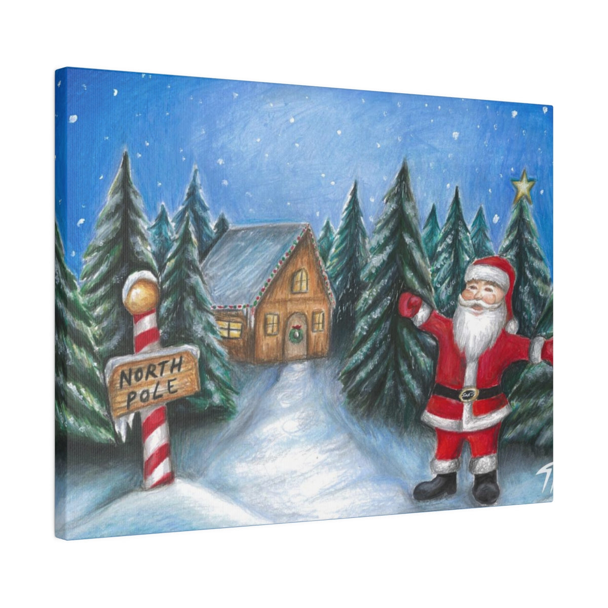 North Pole - Canvas - Tommy Manning Art