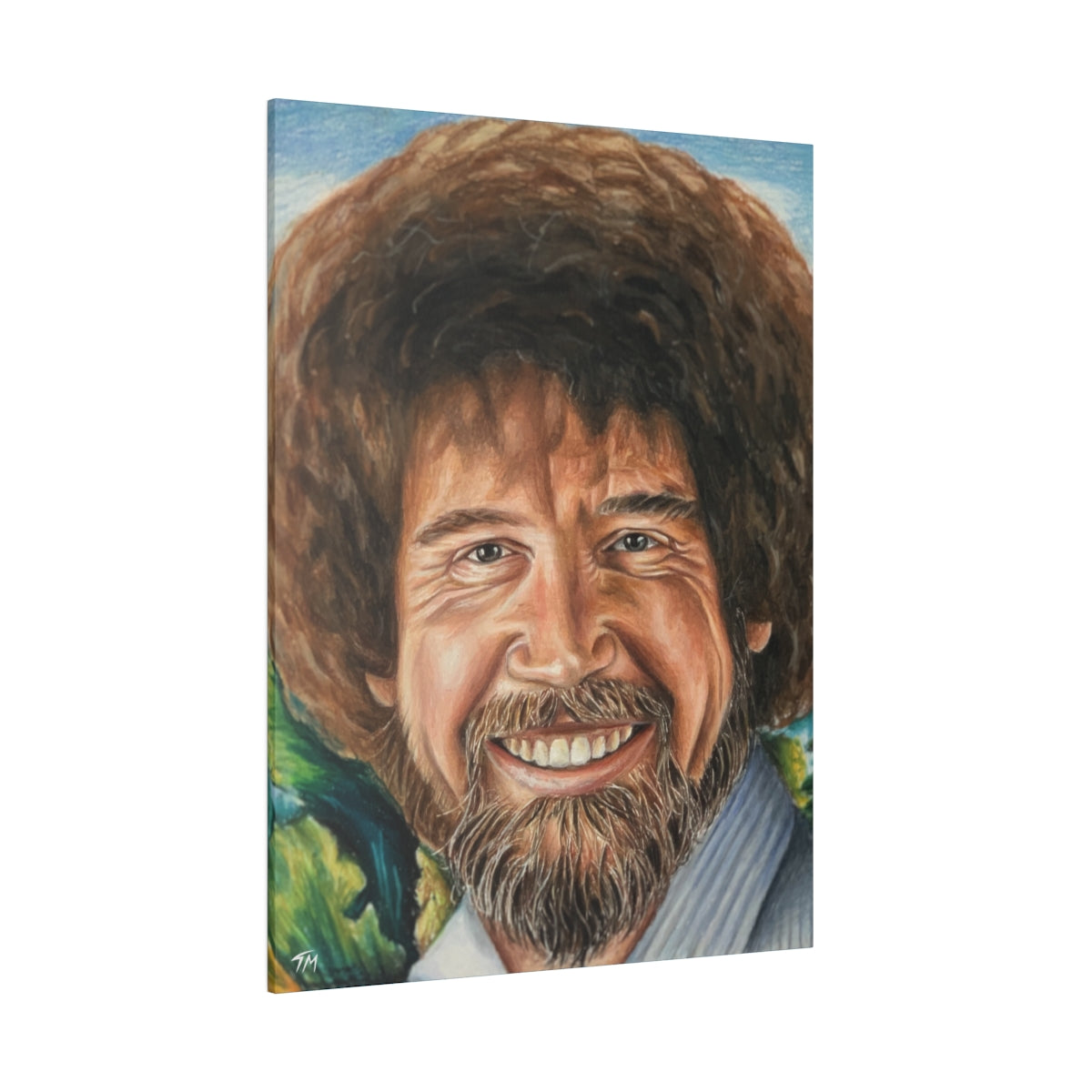 Bob Ross - Canvas - Tommy Manning Art