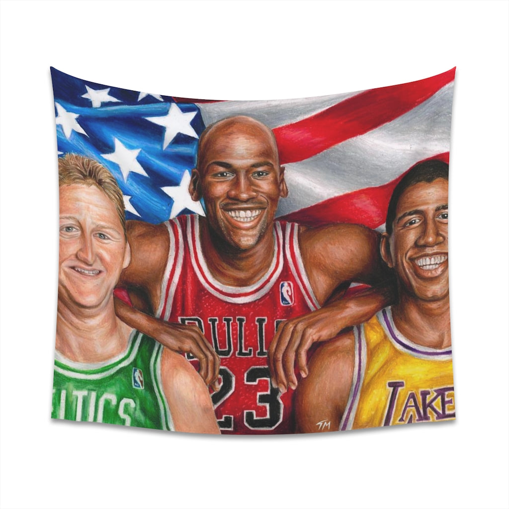 DREAM TEAM - Tapestry - Tommy Manning Art