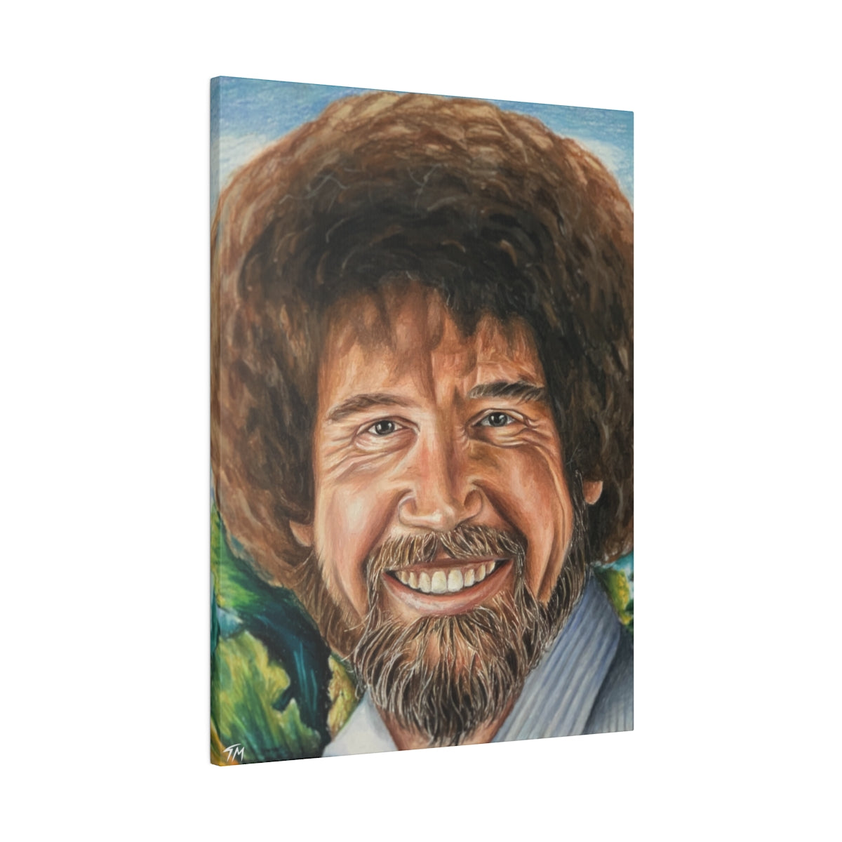 Bob Ross - Canvas - Tommy Manning Art