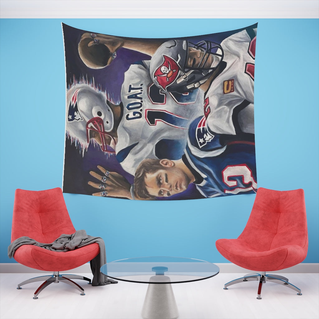G.O.A.T - Tapestry - Tommy Manning Art