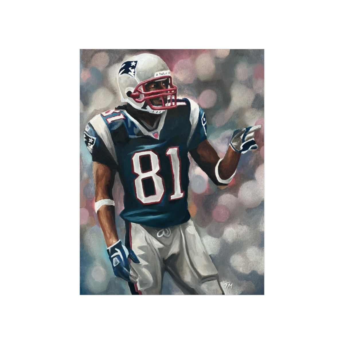 Randy Moss - Fine Art Print - Tommy Manning Art