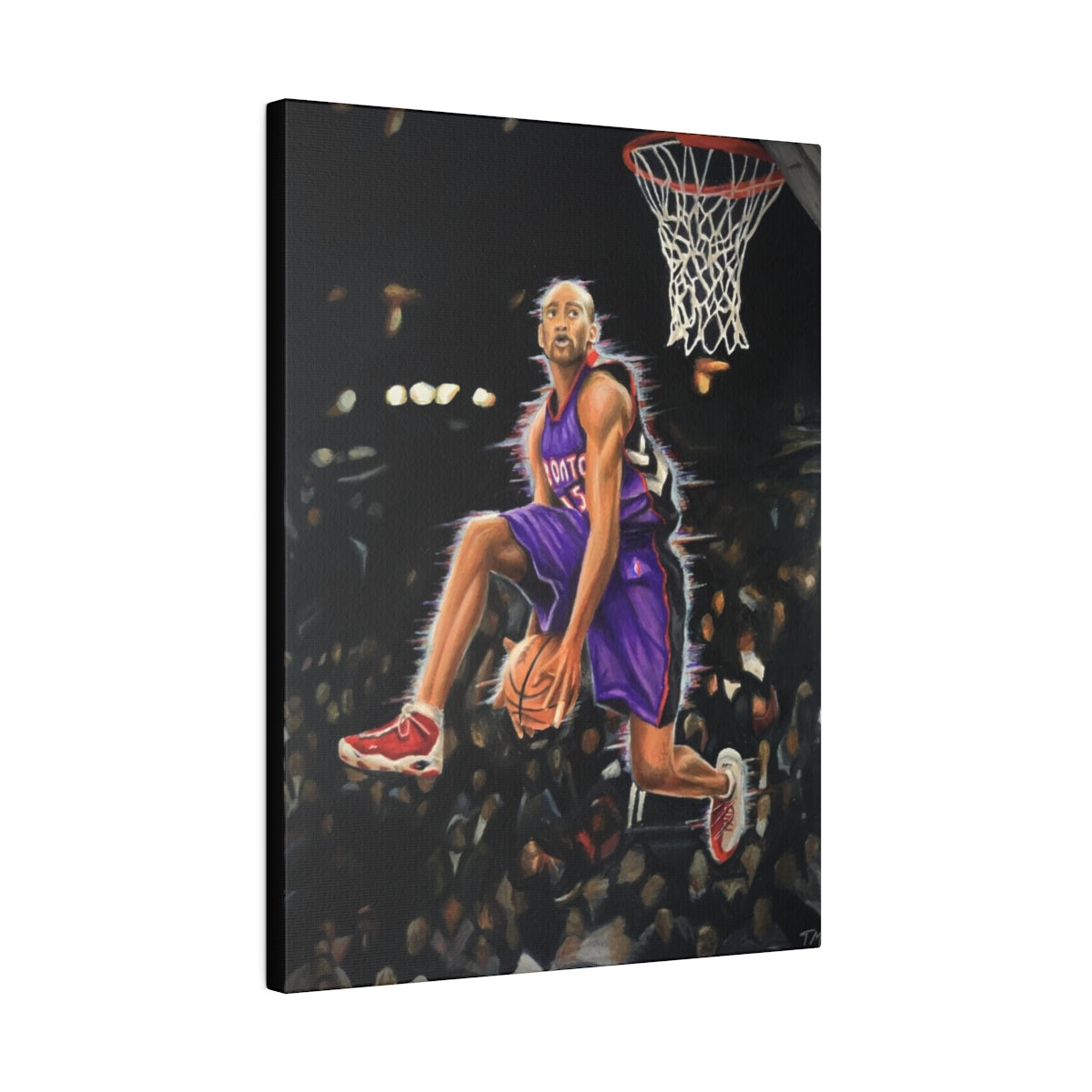 VINCE CARTER - Canvas - Tommy Manning Art