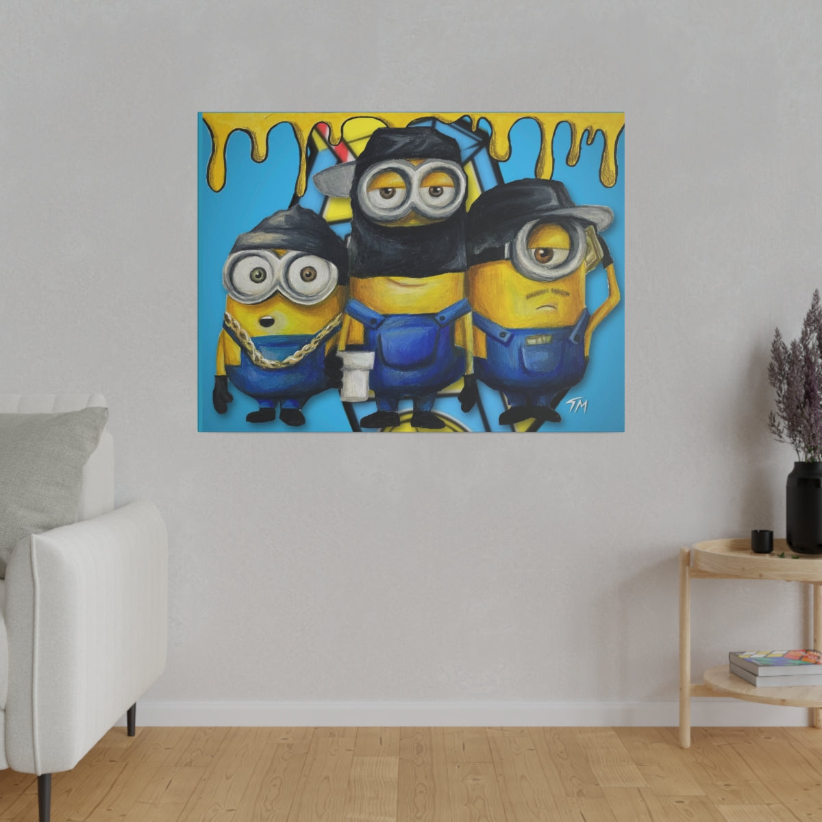 RICH MINION - Canvas - Tommy Manning Art
