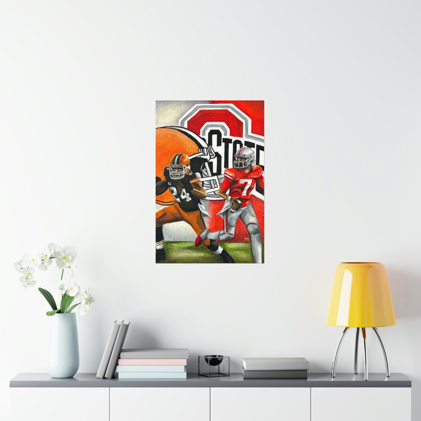 Ohio State/Browns - Print - Tommy Manning Art