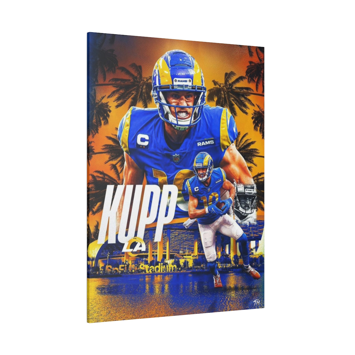 Cooper Kupp - Canvas - Tommy Manning Art