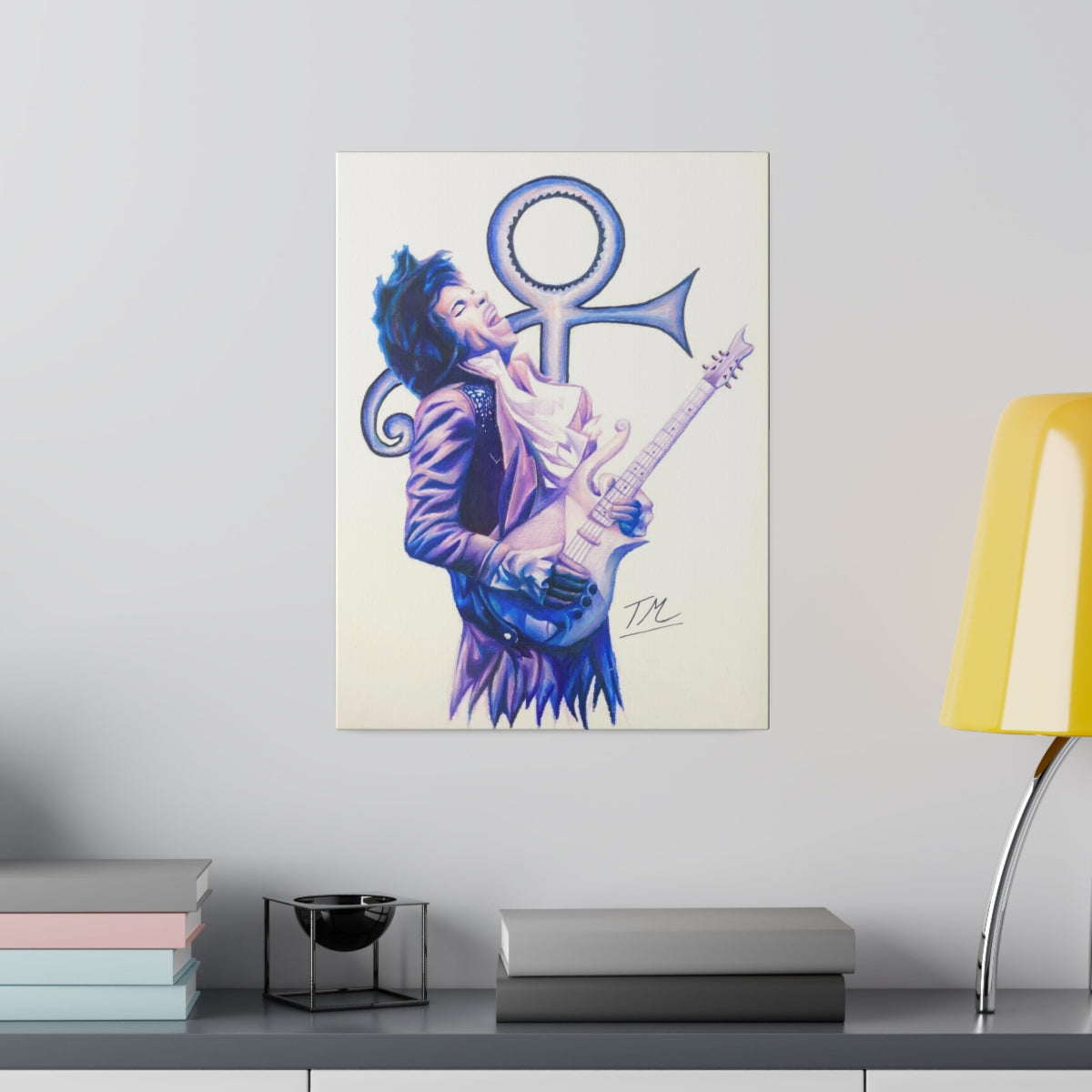 Prince - Canvas - Tommy Manning Art