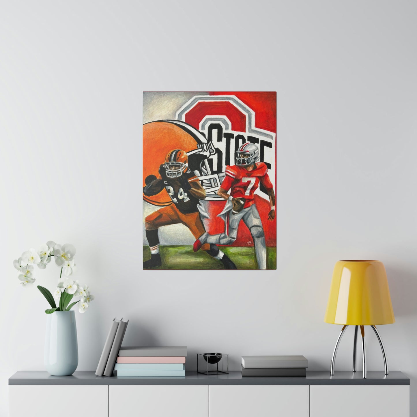 Ohio State/Browns - Canvas - Tommy Manning Art