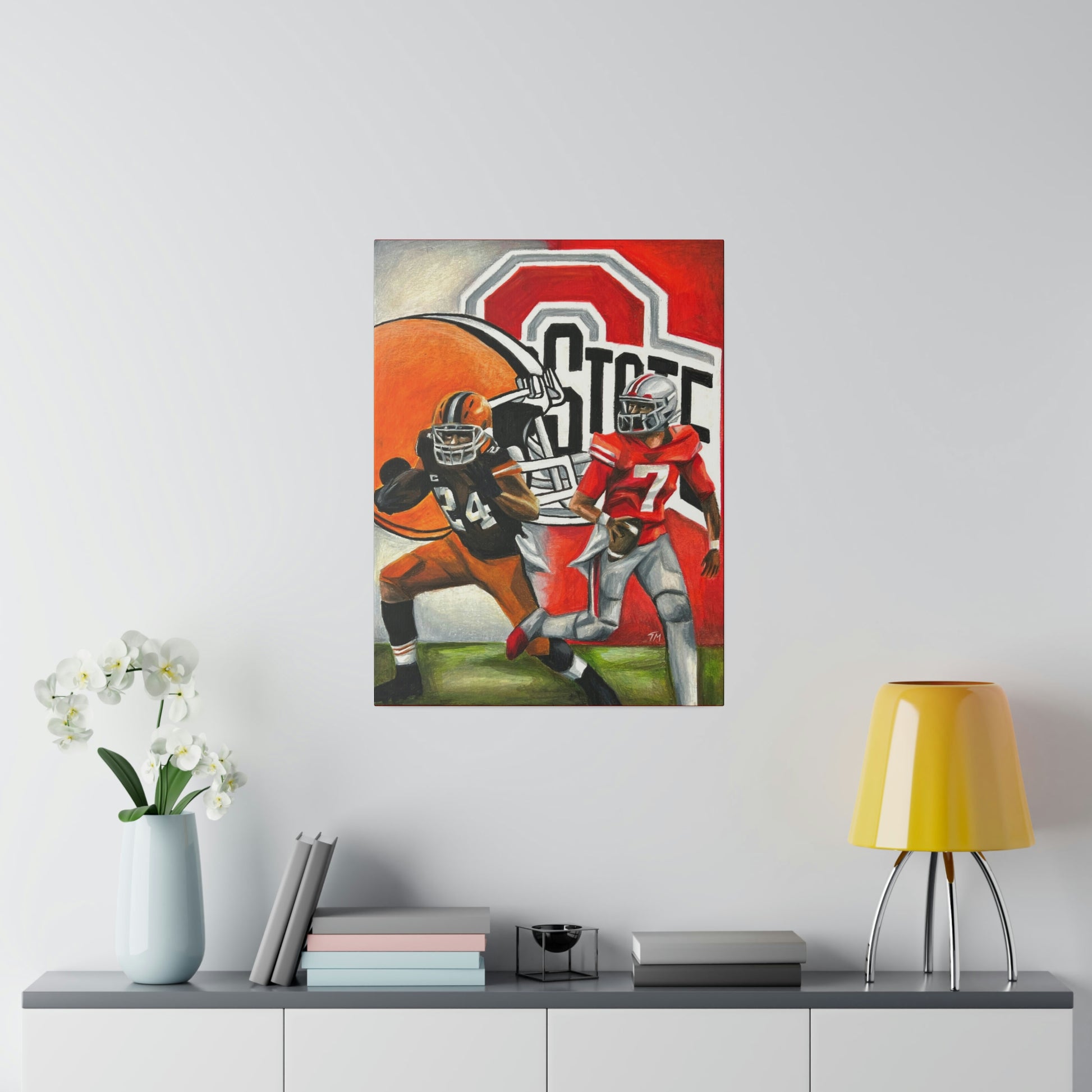 Ohio State/Browns - Canvas - Tommy Manning Art