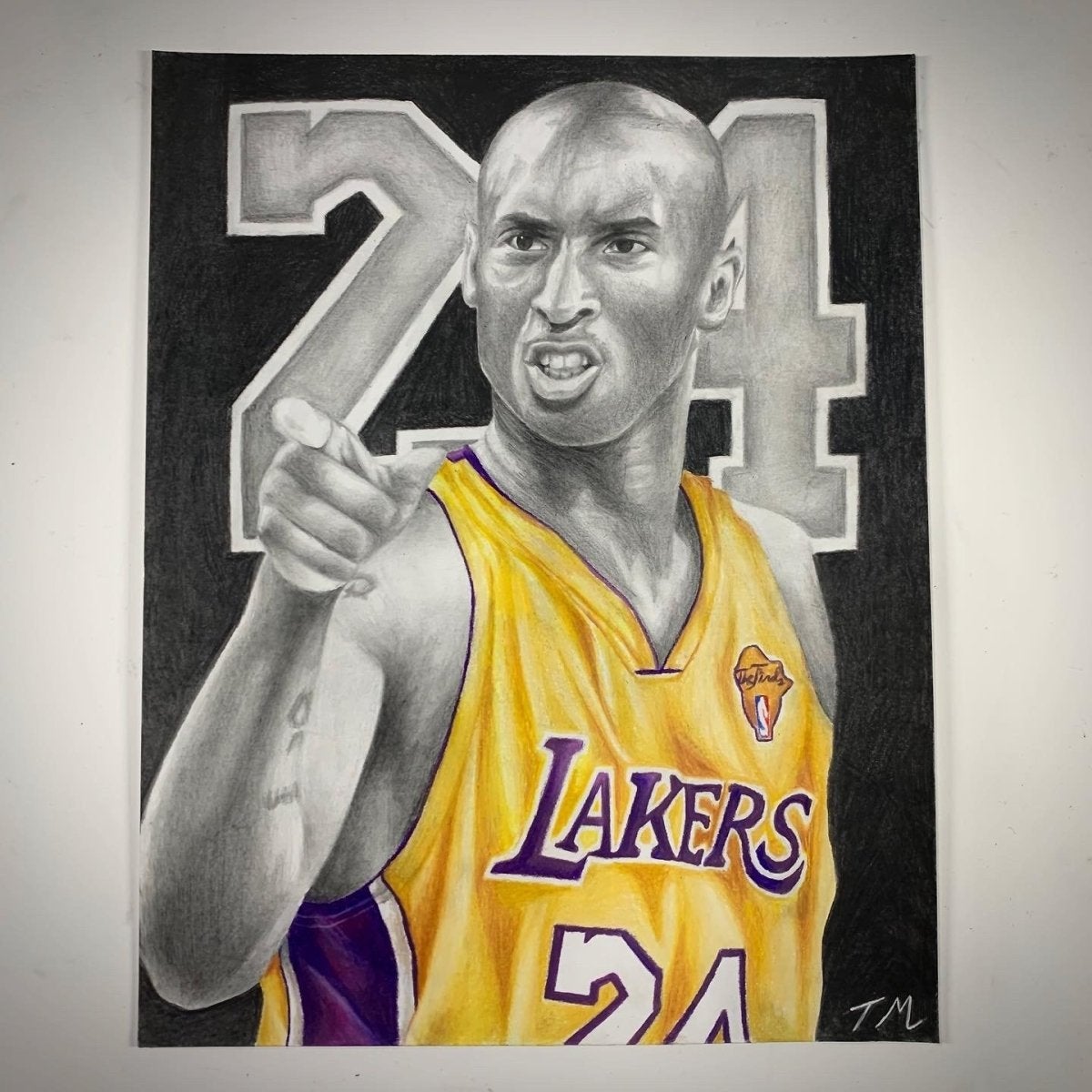 Drawing Kobe Bryant • Commissioned Work 