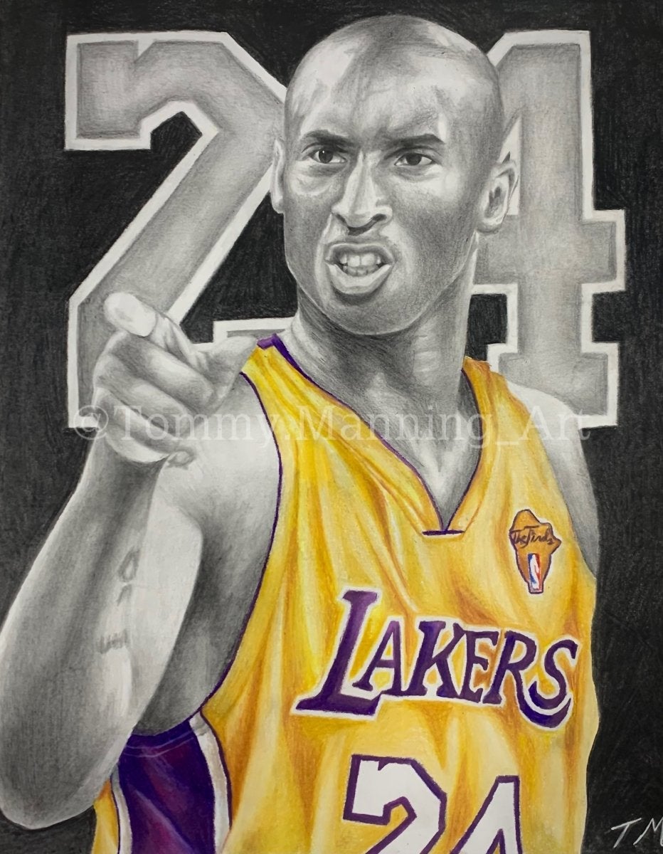 "Mamba" - Original drawing - Tommy Manning Art