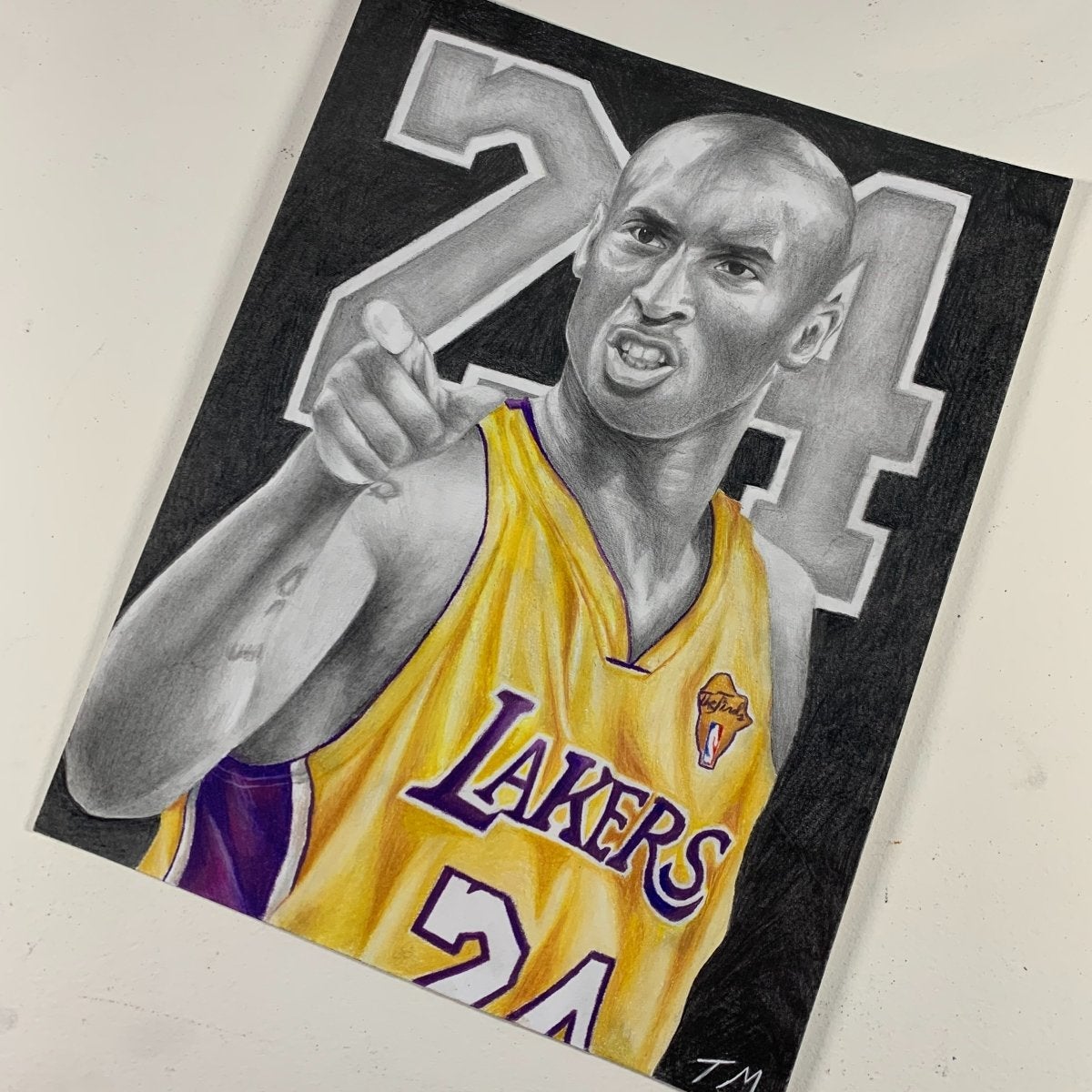 "Mamba" - Original drawing - Tommy Manning Art