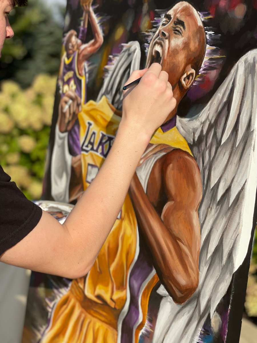KOBE | ORIGINAL 40x30 - Tommy Manning Art