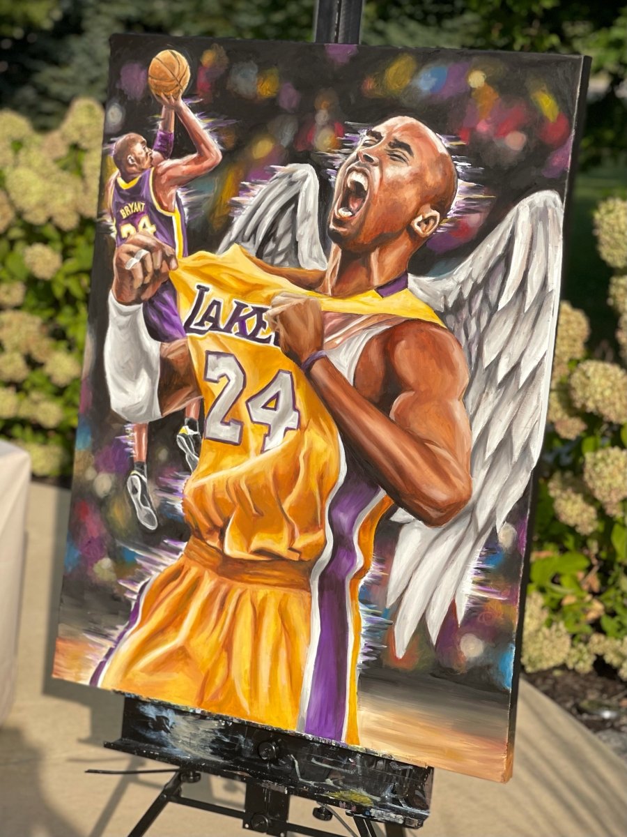 KOBE | ORIGINAL 40x30 - Tommy Manning Art