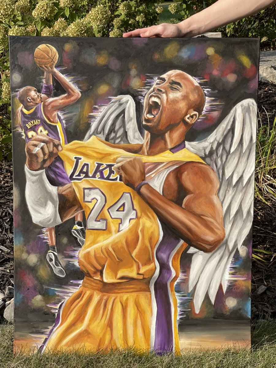 KOBE | ORIGINAL 40x30 - Tommy Manning Art