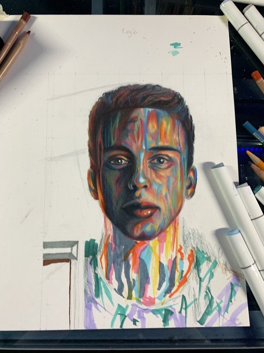 LXGIC - Original Drawing - Tommy Manning Art