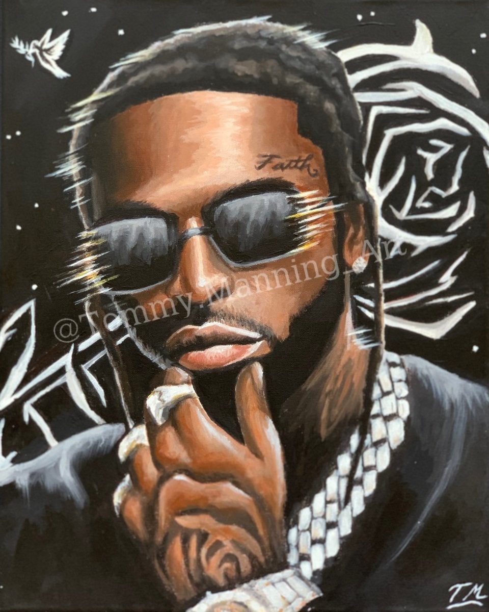 PXP SMOKE - "Shoot For the Stars" - Original Painting - Tommy Manning Art