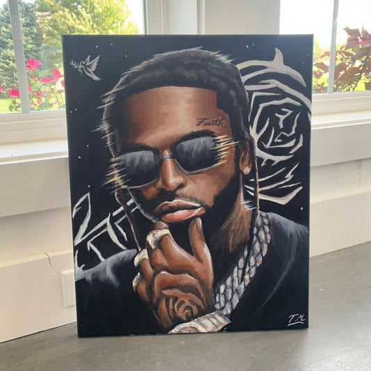 PXP SMOKE - "Shoot For the Stars" - Original Painting - Tommy Manning Art