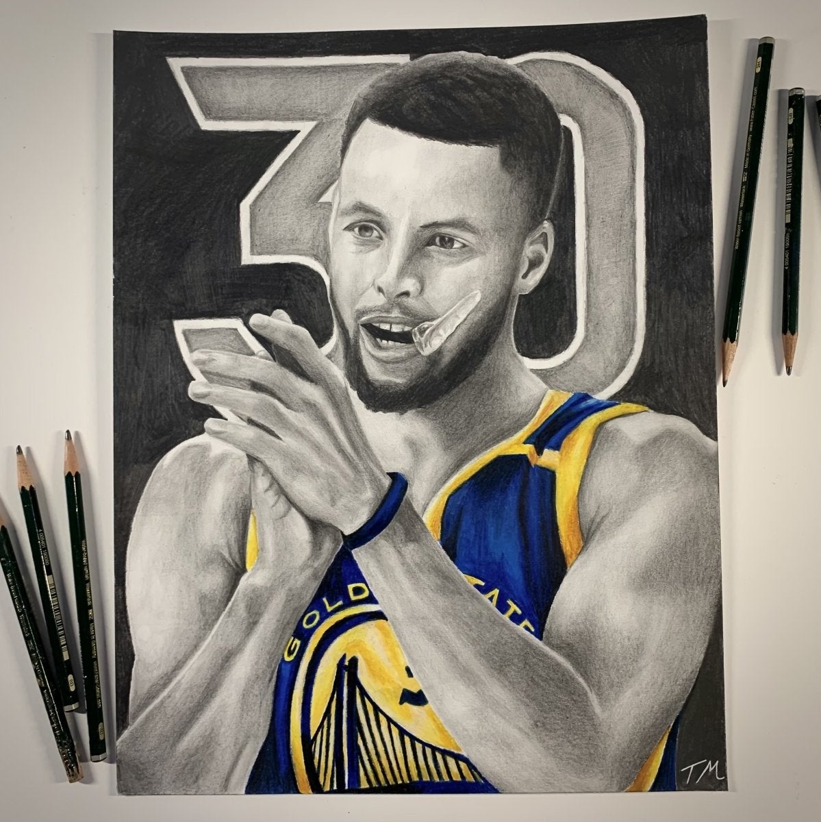Steph - Original Drawing - Tommy Manning Art