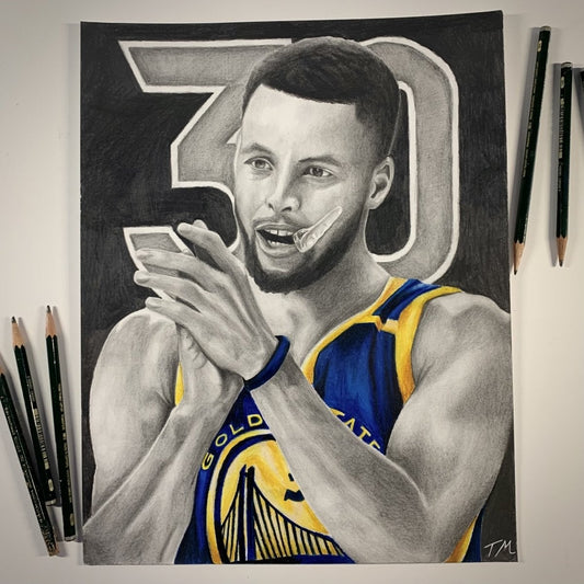 Steph - Original Drawing - Tommy Manning Art