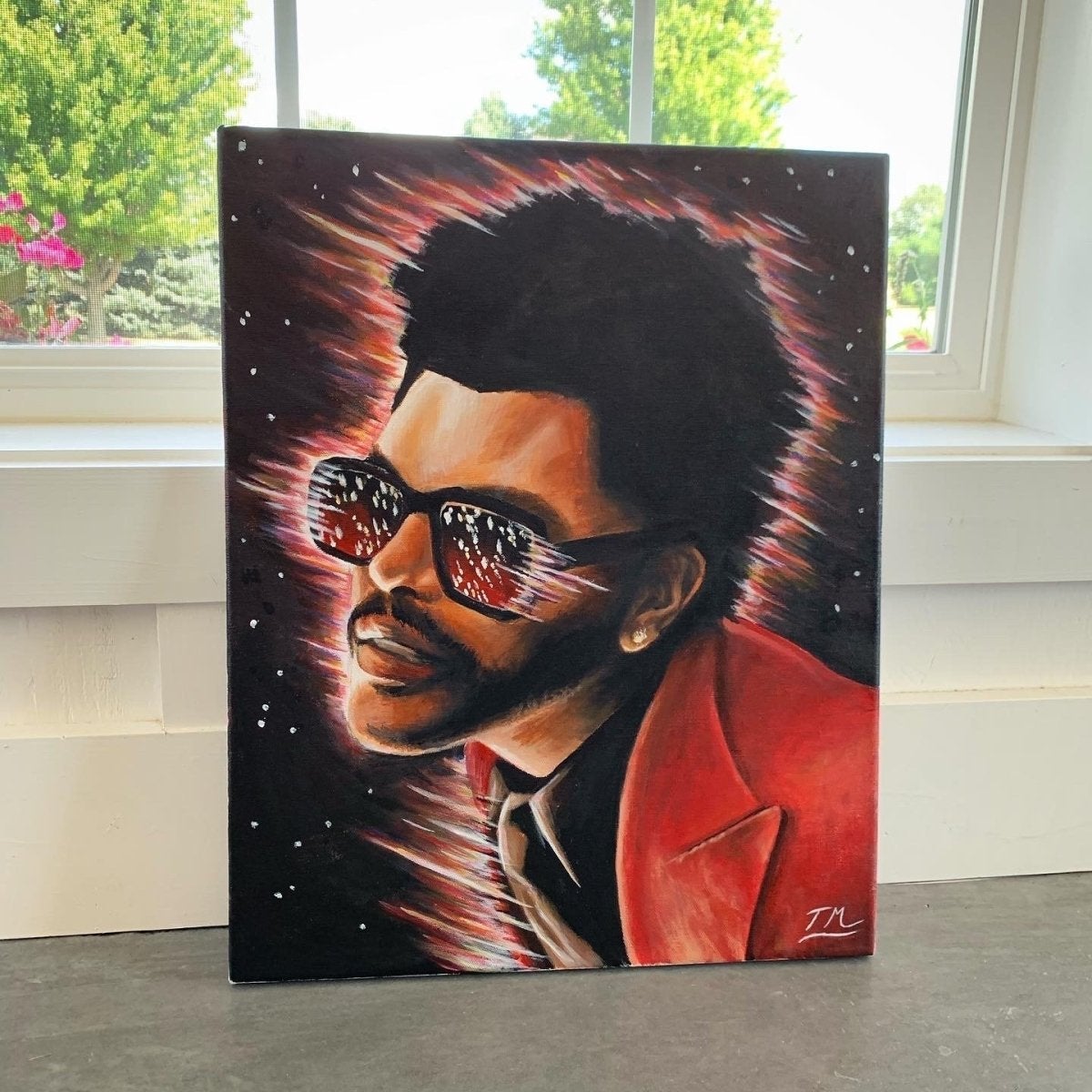 "BLINDING LIGHTS" - Original Painting - Tommy Manning Art