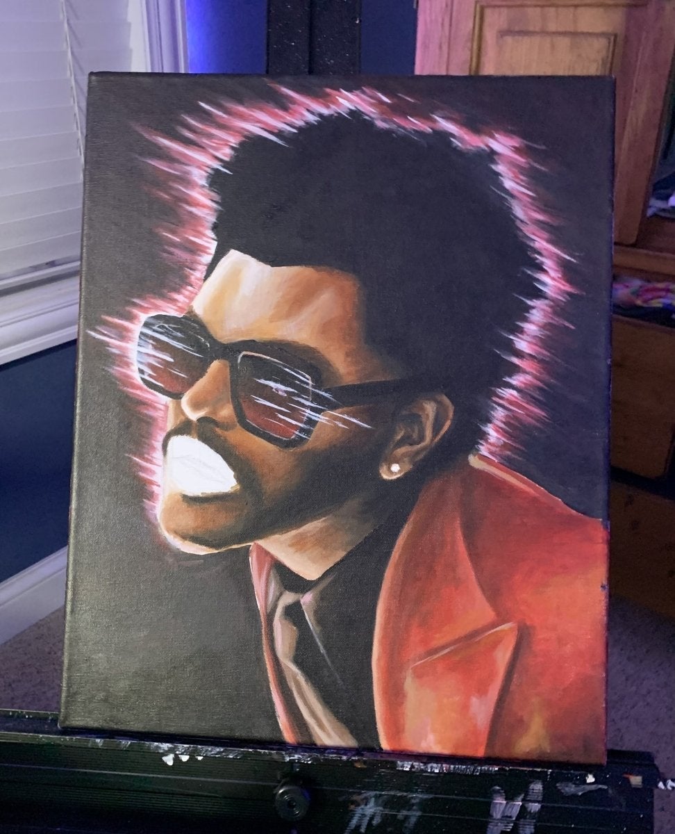 "BLINDING LIGHTS" - Original Painting - Tommy Manning Art