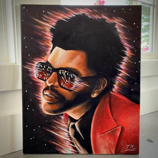 "BLINDING LIGHTS" - Original Painting - Tommy Manning Art