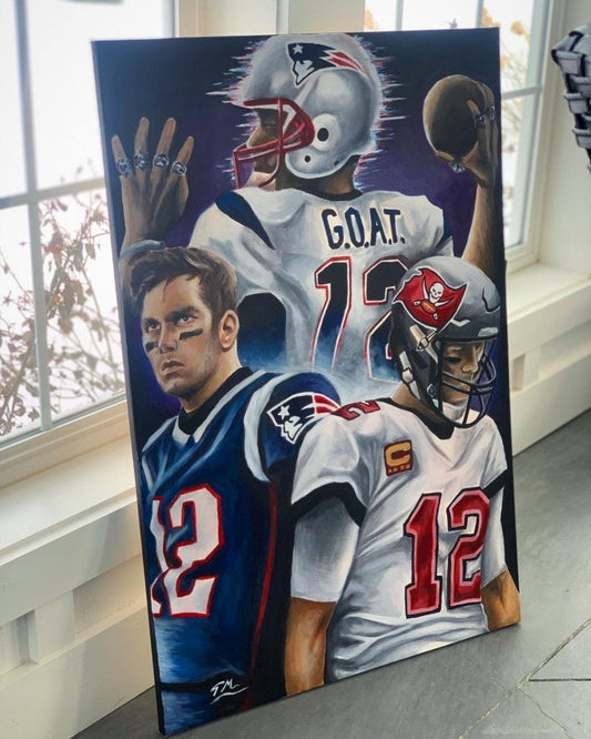 "G.O.A.T" - Original Painting - Tommy Manning Art