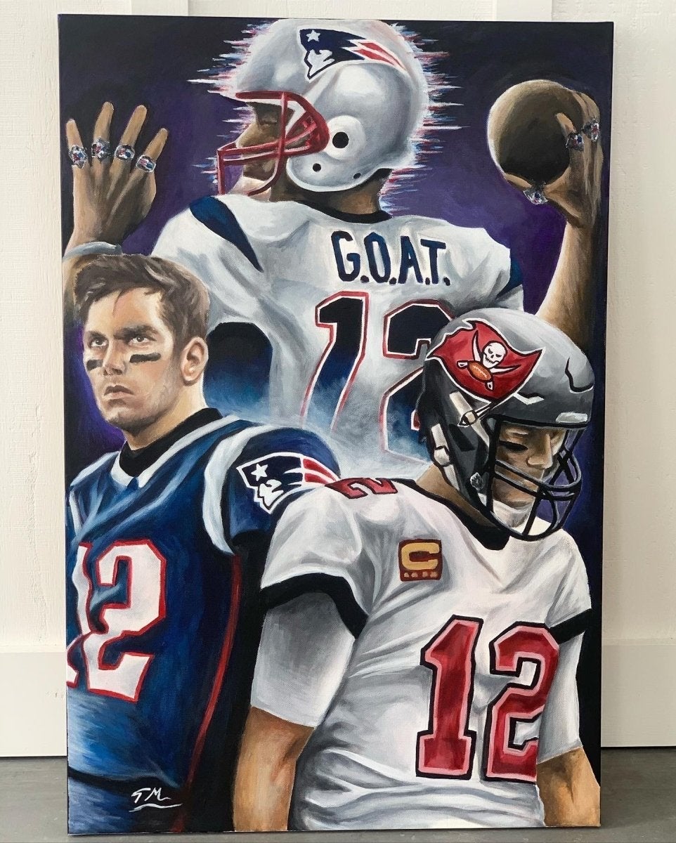 "G.O.A.T" - Original Painting - Tommy Manning Art