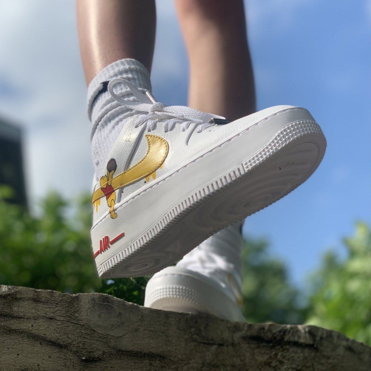 Winnie-the-Pooh - AF1's - Tommy Manning Art
