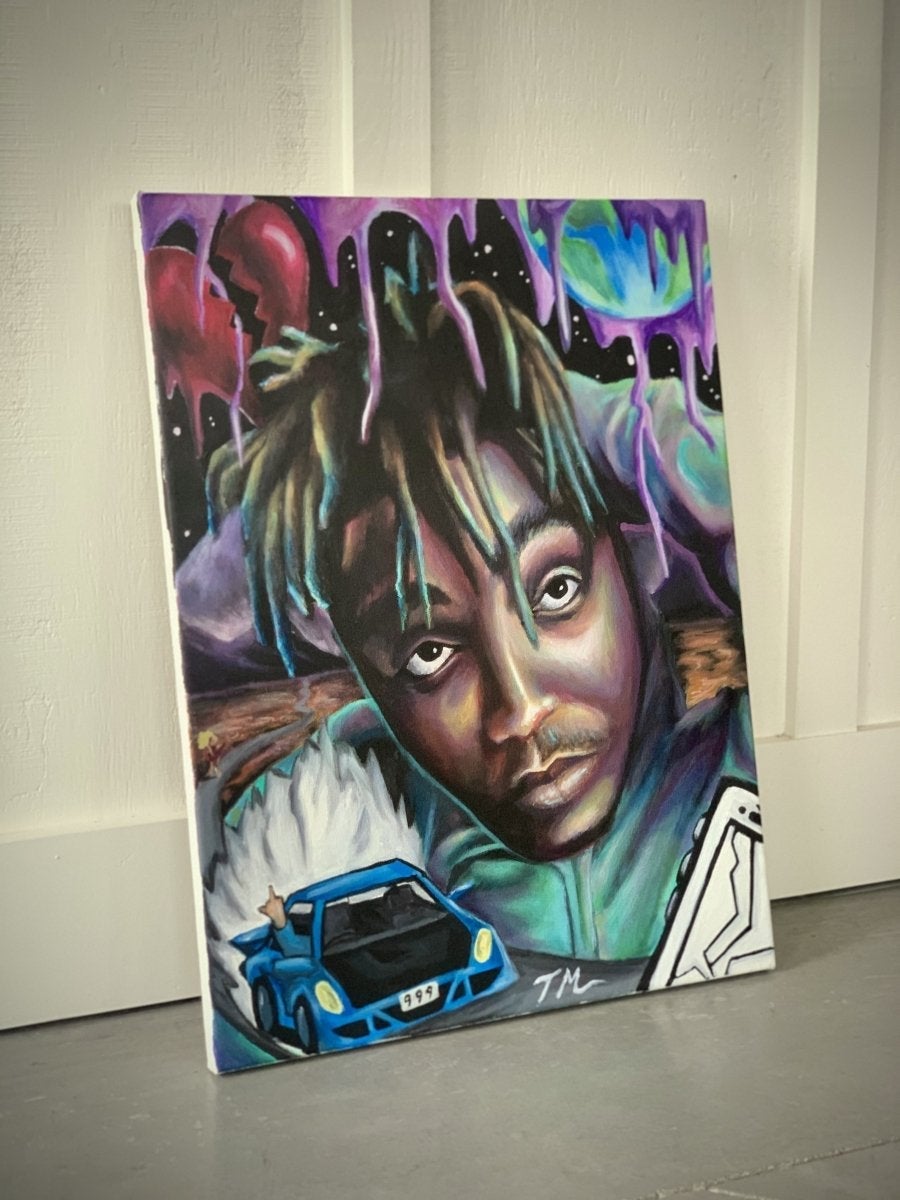 "WRLD" - Original Painting - Tommy Manning Art
