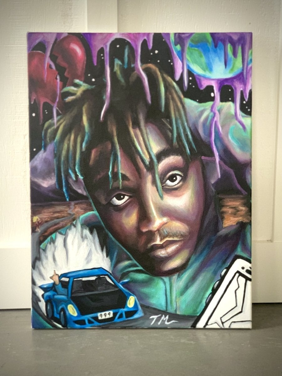 "WRLD" - Original Painting - Tommy Manning Art