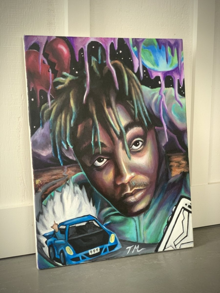 "WRLD" - Original Painting - Tommy Manning Art