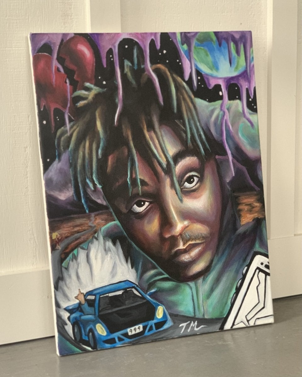 "WRLD" - Original Painting - Tommy Manning Art