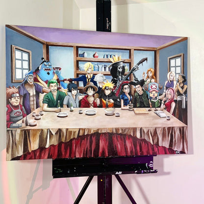 One Piece X Naruto - Canvas Print