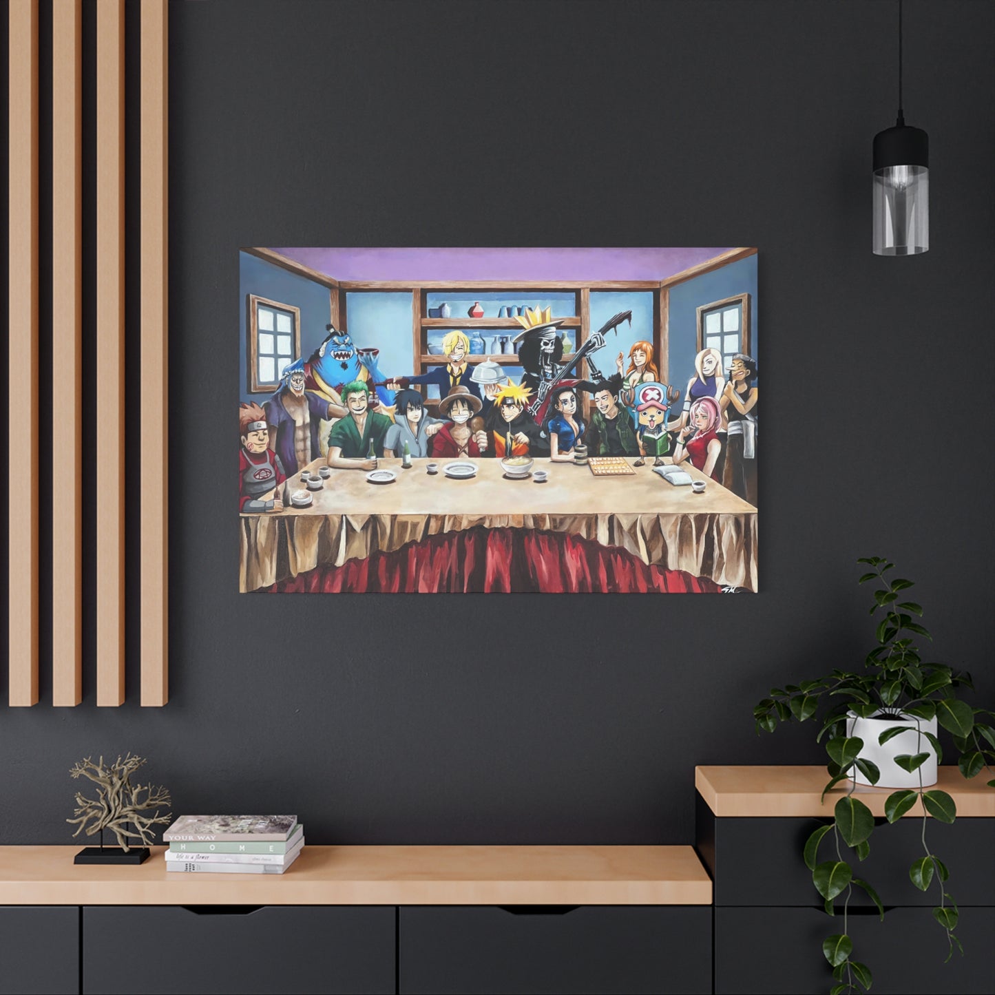 One Piece X Naruto - Canvas Print