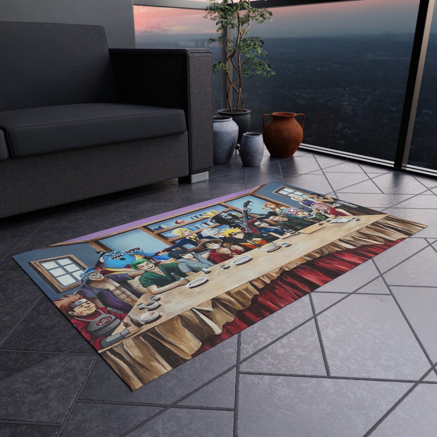 One Piece X Naruto - Collector Rug