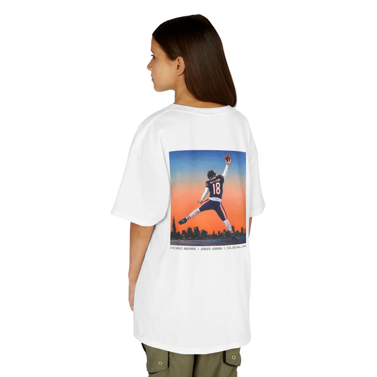 Caleb Williams "Jumpman" Artwork Kids/Youth T-Shirt