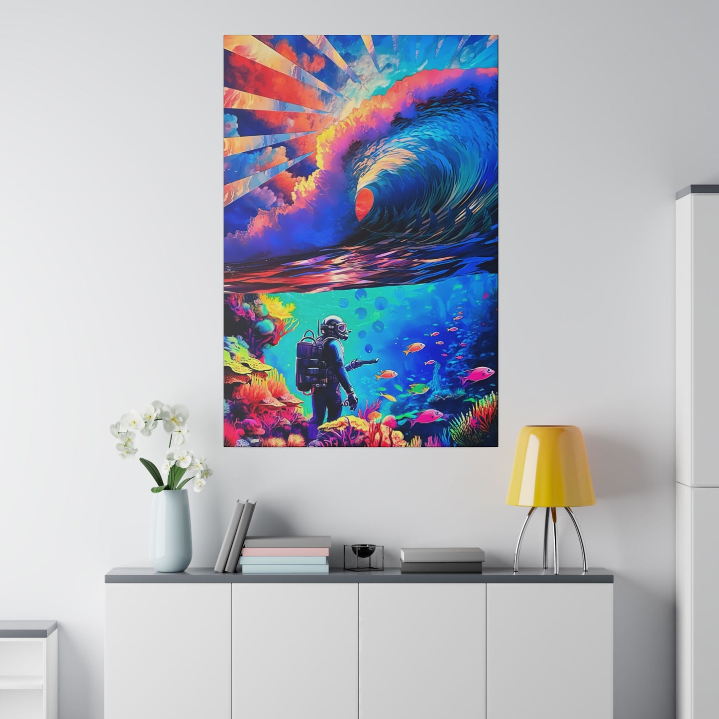 Lost In The Ocean - Canvas