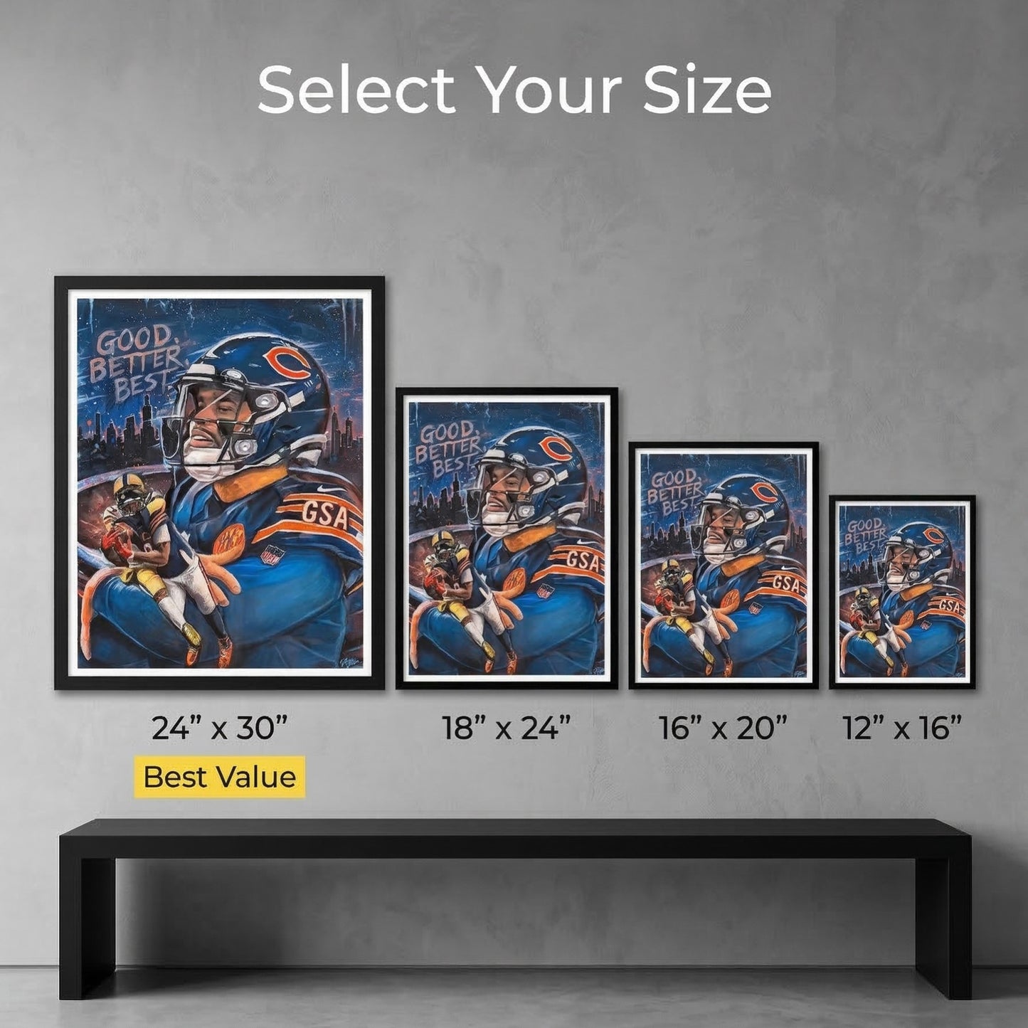 Caleb "Iceman" Williams - Poster Print