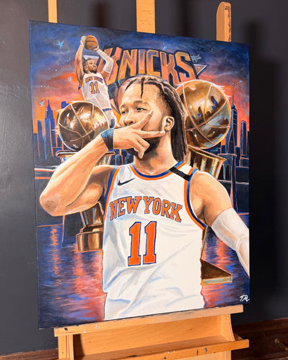 Jalen Brunson - 1 of 1 Original Painting